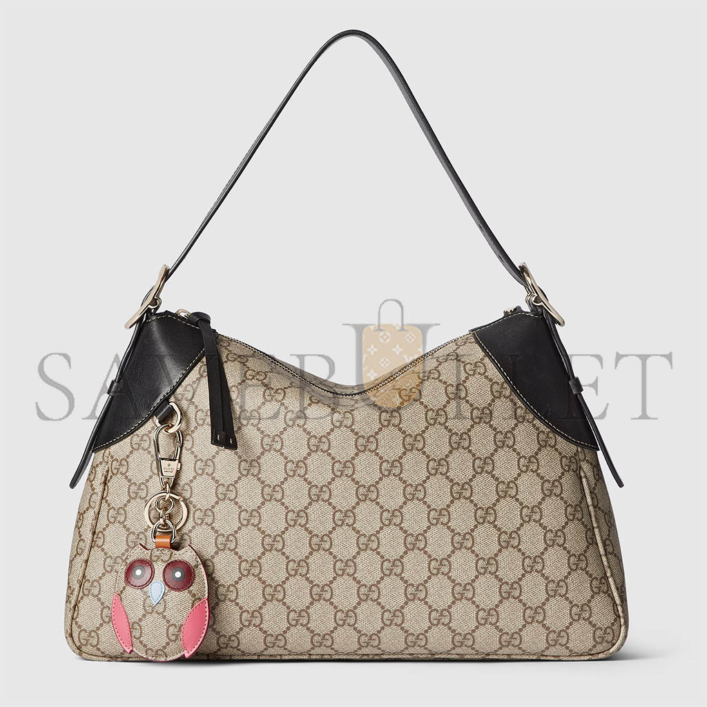 GUCCI GG EMBLEM LARGE SHOULDER BAG 815217 (37*23*8cm)